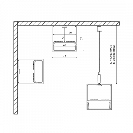 Профиль алюминиевый DesignLed LS.7477 001079