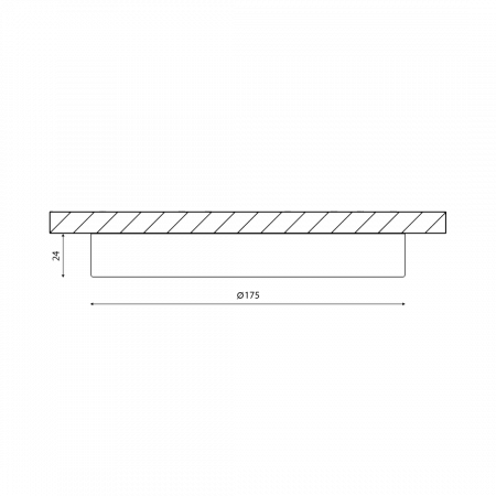 Накладной светильник DesignLed KH-R175-15-NW 001861