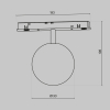 Трековый светильник Technical Maytoni Luna TR038-2-5W3K