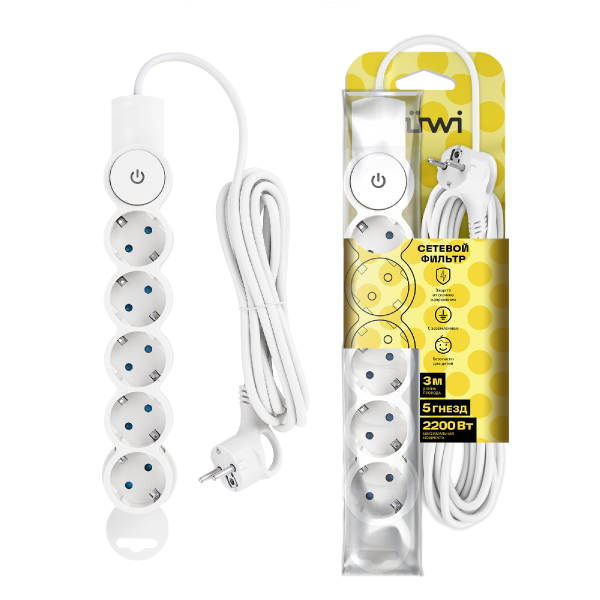 Сетевой фильтр Duwi 32576 5