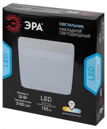 Настенно-потолочный светильник Эра LED 16-36-4K Б0054342