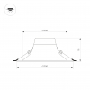 Встраиваемый светильник Arlight MS-BLIZZARD-BUILT-R215-20W Day4000 (BK, 100 deg, 230V) 035598