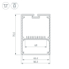 Профиль Arlight ARH-LINE-5070-2000 ANOD 031669