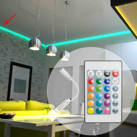 Мини-контроллер RGB Apeyron 12В 72Вт IR пульт 04-15