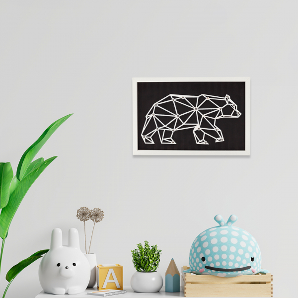 Светодиодный ночник Apeyron Медведь теплый белый 2хАА МДФ 12-181