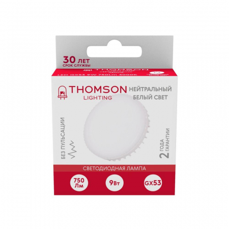 Лампа светодиодная Thomson GX53 9W 4000K TH-B4007