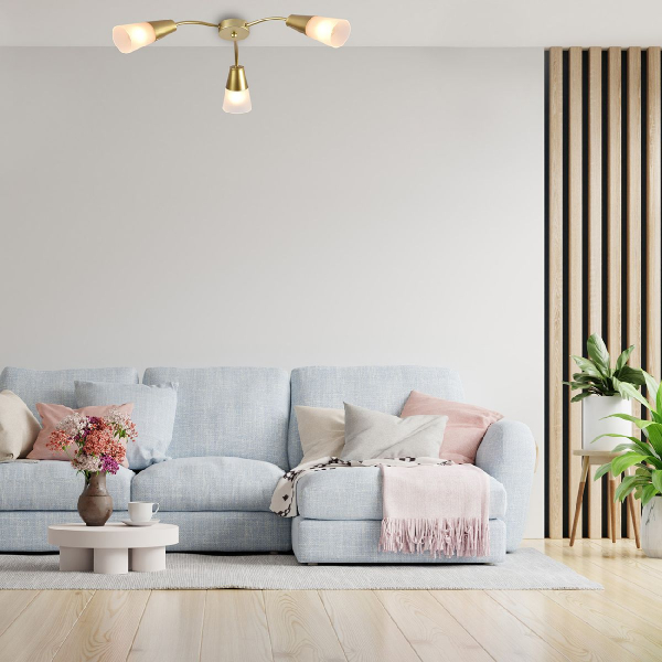 Потолочный светильник Escada Aquilegia 1100/3P Gold