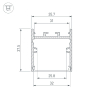 Профиль Arlight SL-LINE-3638-LW-2000 WHITE 038444