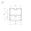 Профиль Arlight SL-LINE-5050-LW-2000 ANOD GOLD 039982