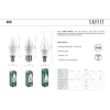 Лампа светодиодная Saffit SBC3711 Свеча E14 11W 4000K 55133