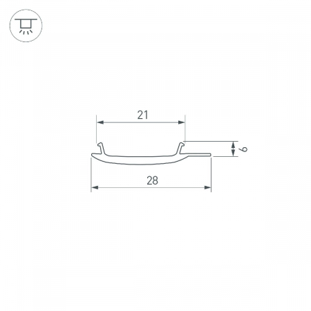 Экран Arlight STRETCH-S-20-WALL-SIDE-10m (RESPECT-ST) (Arlight, -) 040819