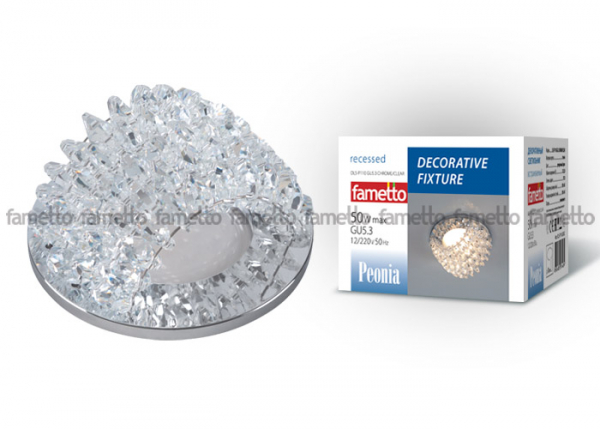 Встраиваемый светильник Fametto DLS-P110 GU5.3 CHROME/CLEAR 10732