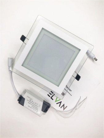 Встраиваемый светильник Elvan VLS-705SQ-12W-WH-Wh