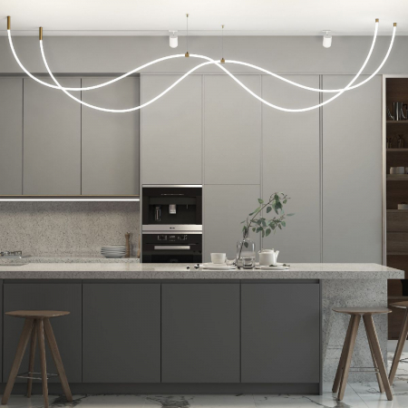 Подвесной трос для круглого гибкого неона Elektrostandard Full light FL 2830 латунь 4690389196003 a063440