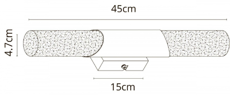 Подсветка для зеркал Arte Lamp Aqua-Bastone A2470AP-2CC