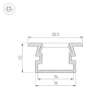 Профиль Arlight PDS-FS-3000 ANOD BLACK 040735