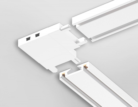 Коннектор угловой для шинопровода Ambrella Light Magnetic Ultra Slim Track System GV1113