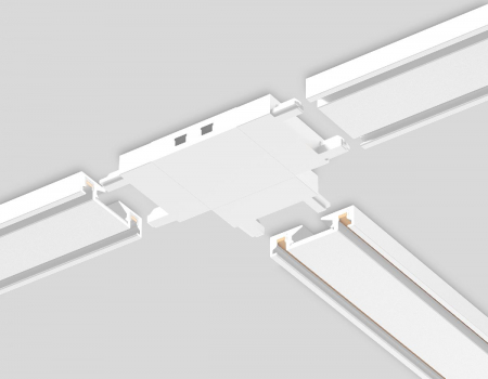 Коннектор T-образный для шинопровода Ambrella Light Magnetic Ultra Slim Track System GV1118