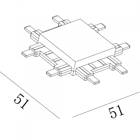 Коннектор SWG PRO CN-SLIM-WH-X 022071