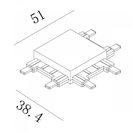 Коннектор SWG PRO CN-SLIM-BL-T 022074