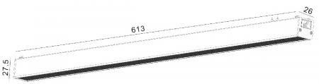 Трековый светильник SWG PRO DL-SLIM-DFWH-24-CCT 022079