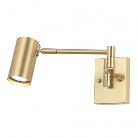 Спот Crystal Lux FELIX AP1 BRASS с 1 плафоном латунь/латунь цвет