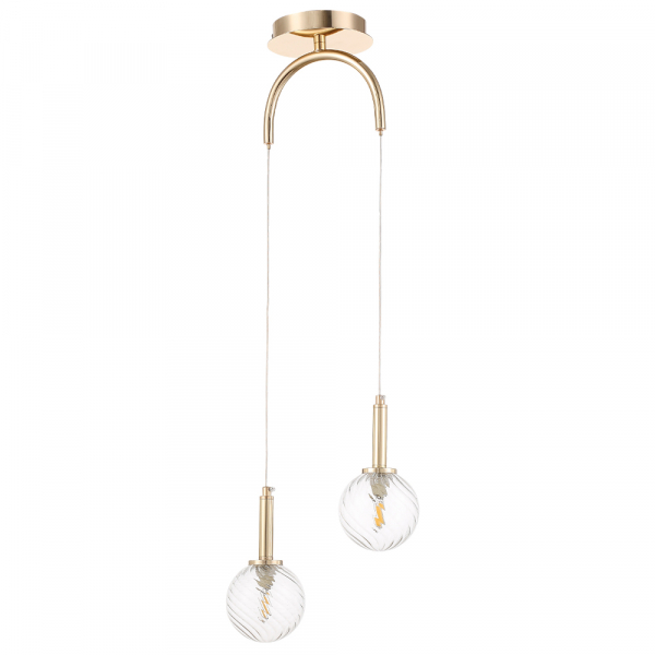 Подвесной светильник Crystal Lux LUXURY SP2 GOLD