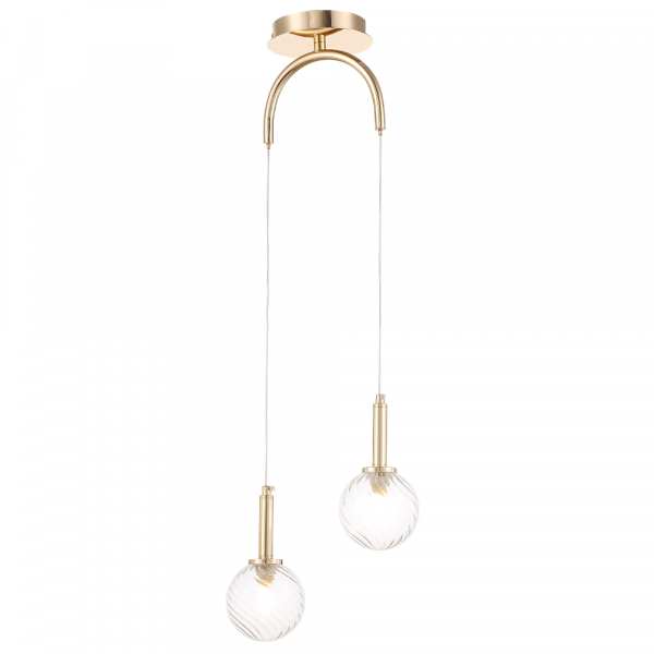 Подвесной светильник Crystal Lux LUXURY SP2 GOLD