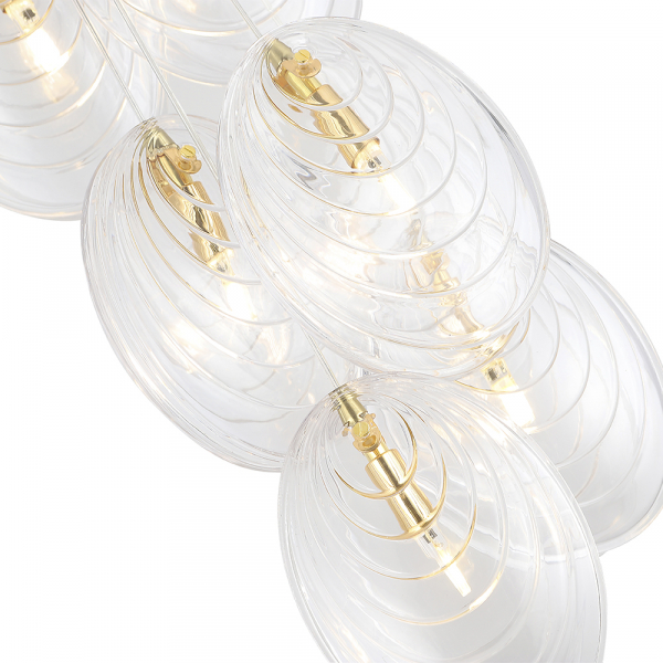 Подвесной светильник Crystal Lux MAR SP6 TRANSPARENTE