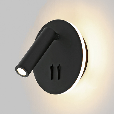 Спот IMEX Spy LED IL.0005.2101-R BK с 1 плафоном черный/черный цвет