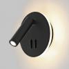 Спот IMEX Spy LED IL.0005.2101-R BK с 1 плафоном черный/черный цвет