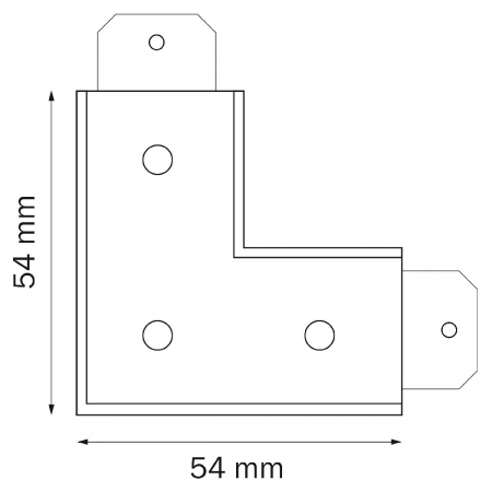 Соединитель трековый однофазный Lightstar Teta 505126