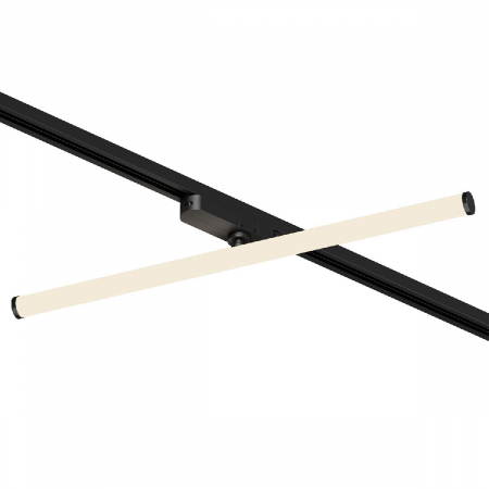 Трековый однофазный светильник Denkirs Strom DK6638-BK