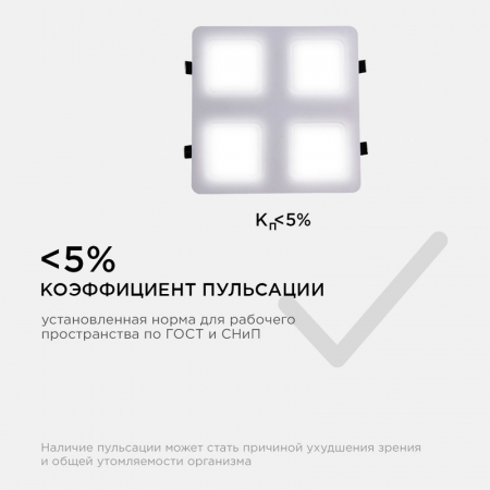 Встраиваемый светильник Apeyron Грильято 42-021