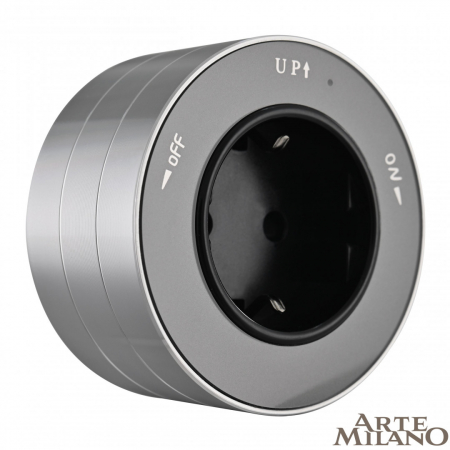 Трековая розетка Arte Milano Am-track-sockets 380011TS/ES Grey