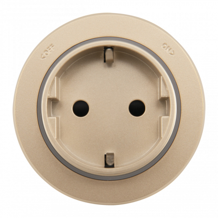 Трековая розетка Arte Milano Am-track-sockets-39 397951TS/ES Gold