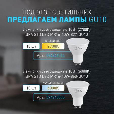 Накладной светильник Эра OL42 BK Б0058488