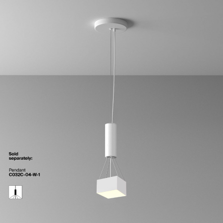 Накладной светильник Maytoni Zon C032CL-12W3K-SQ-W