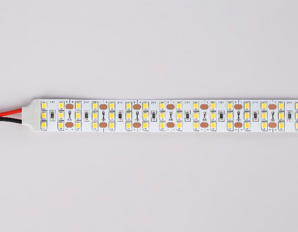 Светодиодная лента трехрядная Ambrella Light LED Strip 24В 2835 26Вт/м 3000K 5м IP20 GS3901