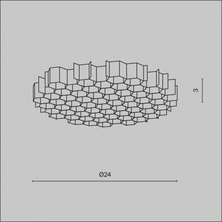 Светофильтр
 Maytoni Focus T HoneyComb-D24