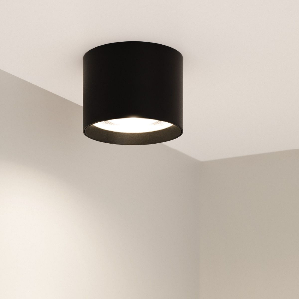 Накладной светильник Arlight SP-DICE-R77-10W Warm3000 (BK, 24 deg, 230V) 046626
