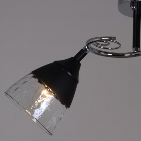 Потолочный светильник Reluce 70139-3.3-02 CR+BK