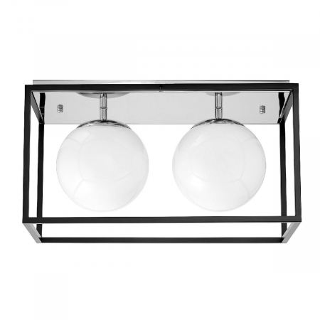 Потолочный светильник Lumina Deco Maldini LDC 8060-2 CHR+BK