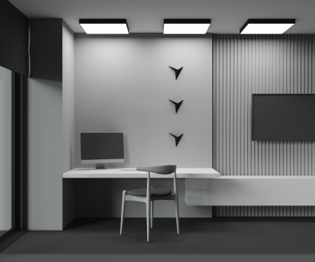 Потолочный светильник Maytoni Zon C032CL-90W4K-SQ-B