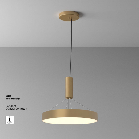 Потолочный светильник Maytoni Zon C032CL-45W3K-RD-MG