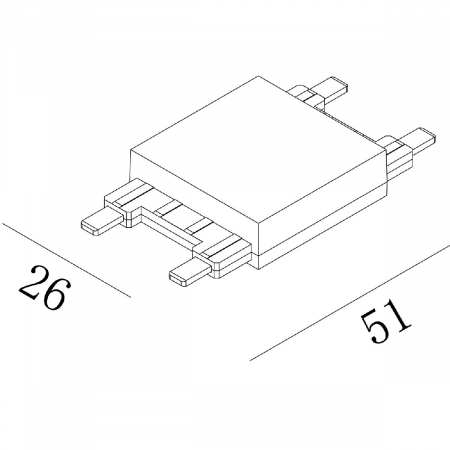 Коннектор SWG PRO CN-SLIM-WH-I 022067