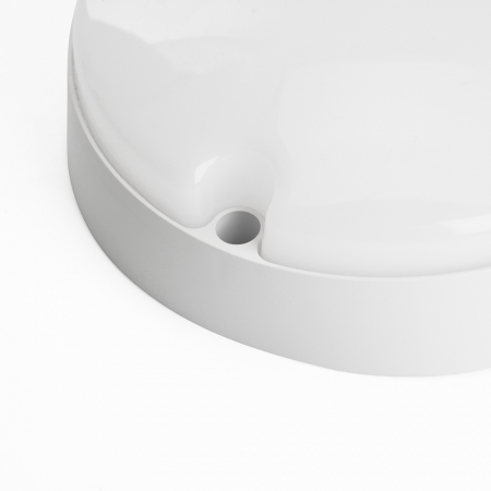 Настенно-потолочный светильник Feron 51512 Светодиодный светильник серии TR ЖКХ Круг 12Вт, 4000К, опал, IP65