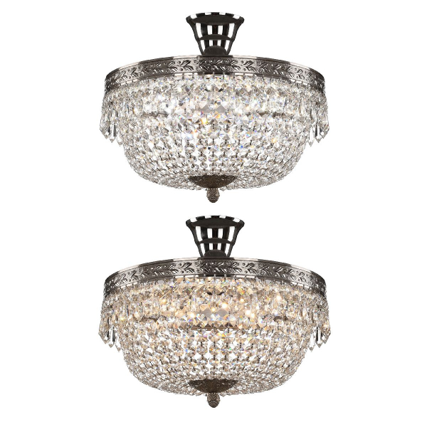 Потолочный светильник Bohemia Ivele Crystal 19011/35IV/LED-DIM Ni
