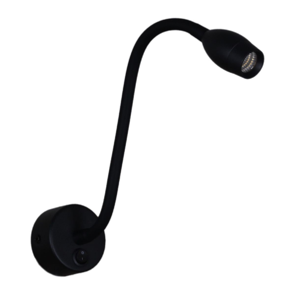 Гибкое бра Reluce 86200-9.2-001MN LED3W BK