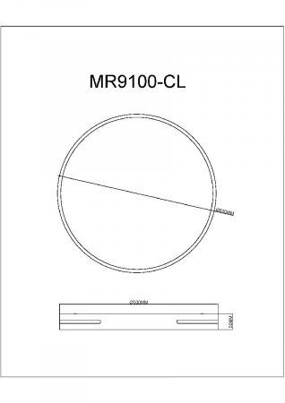 Потолочный светильник Myfar Oberon MR9100-CL